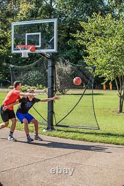 Goalrilla Basketball Yard Guard Easy Fold Defensive Net System Quickly Installs