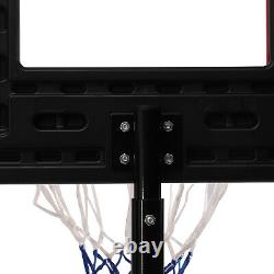 Height Adjustable Portable Basketball System, 31.5 Inch Backboard, Red