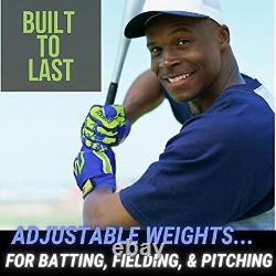 Homer Handz Adjustable Weighted Baseball Batting Training Gloves Small