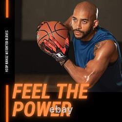 Hoop Handz Basketball Weighted Training Gloves (Anti-Grip), Over 3 lbs. Medium