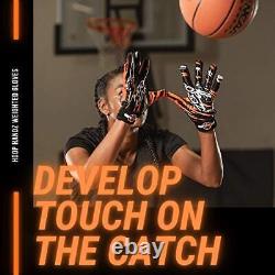 Hoop Handz Basketball Weighted Training Gloves (Anti-Grip), Over 3 lbs. Medium