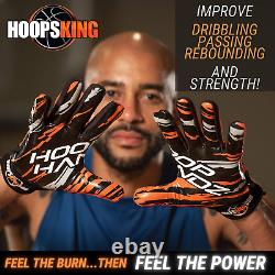Hoop Handz Basketball Weighted Training Gloves (Anti-Grip), over 3 Lbs. Per Pair