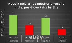 Hoop Handz Weighted Anti-Grip Basketball Training Gloves (Previously Owned)