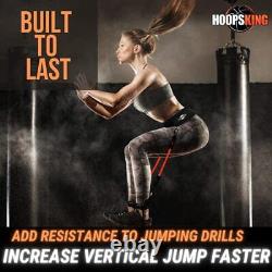 HoopsKing Vertical Jump Resistance Bands Jump Higher 5 Pairs of Different