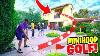 Insane 2hype Mansion Mini Golf Trickshot Basketball