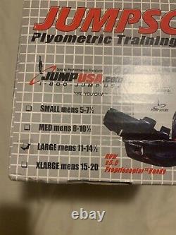 JUMPSOLES Plyometric Training Platforms LARGE Mens 11-14-1/2 NEW DVD Vertical