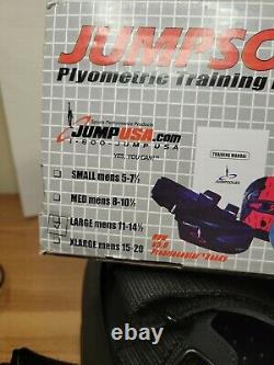 JUMPSOLES Plyometric Training Platforms Shoes Size Large 11-14 No CD
