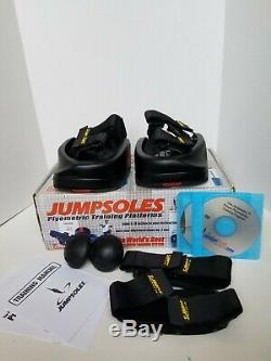 JUMPSOLES Plyometric Vertical Strength & Speed Training Shoes Men Sm 5-7.5 Plugs