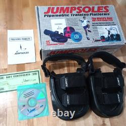 JUMPSOLES Vertical Jump Platform Shoes Plyometric +Box DVD Mens size Large 11-14