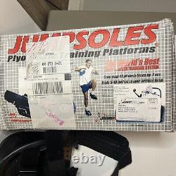 Jump Soles Plyometric Training Platforms Shoes Adult Medium 8-10. Box Manual CDs