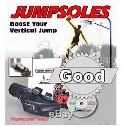 Jumpsoles LARGE sz 11-14 Basketball Quickness Foot Vertical Leap Dunk Speed DVD