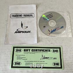 Jumpsoles Plyometric Training Jumping Platform Shoes Medium 8-10 CD Manual & BOX