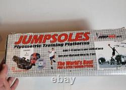 Jumpsoles Plyometric Training Platforms Size Large 11-14 Manual And DVD Vintage