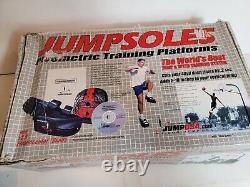 Jumpsoles Plyometric Training Platforms Size Large 11-14 Manual And DVD Vintage