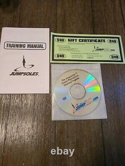 Jumpsoles Plyometric Training Platforms Size Medium (8-10.5) Manual And DVD