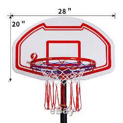 Kids Basketball Backboard Height Adjustable With Wheels For Move Games