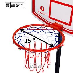 Kids Basketball Backboard Height Adjustable With Wheels For Move Games