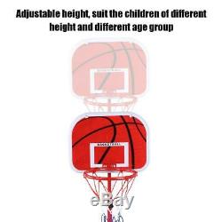 Kids Portable Basketball Hoop Stand System Adjustable Height Net Ring Ball 150cm