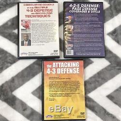 LOT of 11 Championship Productions Coaches Choice Football Training DVDs
