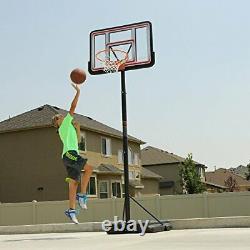 Lifetime Pro Court Height Adjustable Portable Basketball System, 44 Inch Backboa