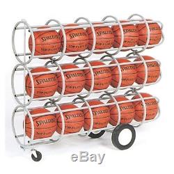 Lockable Basketball Storage Rack