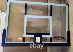 Mammoth Bolt Down Basketball Backboard 60-Inch Tempered Glass