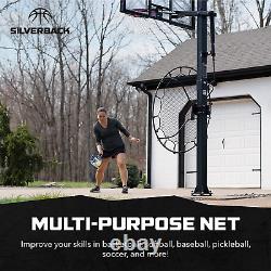 Multi-Sport Training Rebound Passback Net Basketball Rebounder Multisport Re