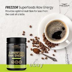 Natural Green Superfoods Raw Energy, Power, Vegan Hemp Health Aid FREZZOR 3 Pack