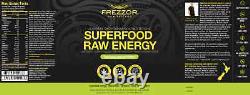 Natural Superfoods Raw Energy, Green Power, Vegan Hemp Health Aid FREZZOR 6 Pack