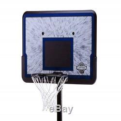 Outdoor Portable Basketball Pro Court Adjustable Hoop Height System 44 Backboard