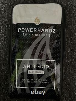 POWERHANDZ Weighted Anti-Grip Basketball Gloves BRAND NEW Trainer Gloves