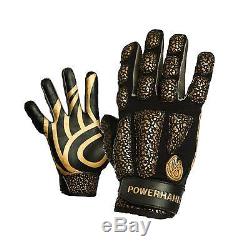 POWERHANDZ Weighted Anti Grip Basketball Gloves Large Training Sports Fitness