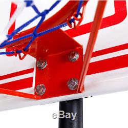 Parent-child Kid Basketball Backboard 5.4ft-7ft Adjustable With Wheels Boy Gift
