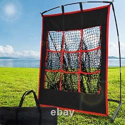 Pitching Target with Strike Zone, Baseball Net Protective Screen, Pitching Net