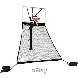 Platinum Basketball Return Net With 4 Refillable Water Bags, Webbing Harness