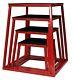 Plyometric Platform Box Set- 12in 18in 24in 30in Red Jumping Trainers