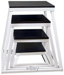 Plyometric Platform Box Set- 6, 12, 18, 24 White