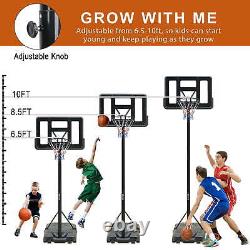 Portable Basketball Hoop Height Adjustable basketball hoop stand 6.6ft 10ft