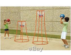 Portable Basketball Swish Ball Goal Hoop 4ft Height 360 Degree Shooting Practice