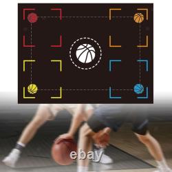 Portable Nonslip Basketball Training Mat Dribble Aid for Kids Adults Players