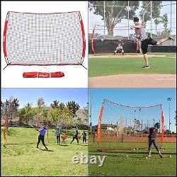 Portable Sports Barrier Net 12 ft x 9 ft or 20 ft x 10 ft Includes Carry Bag
