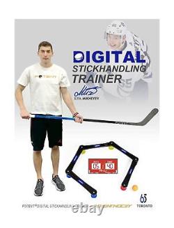 Potent Hockey Training Equipment Digital Stickhandling Trainer Portable S