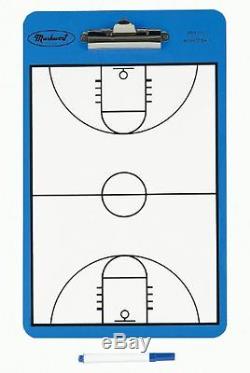 Pro Dry-Erase 2 Sided Basketball Coach-Coaches-Coaching court Clipboard Board