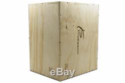 ProsourceFit 3-in-1 Wood Plyometric Box for CrossFit and Jump Training, 30/24/20
