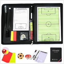 Pure Vie Soccer Coaches Tactical Board, Portable Football Magnetic Tactics Strat