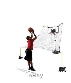 Rapid Fire 2 Make or Miss Ball Return 180-Degree Court Outdoor Players Backstop
