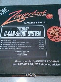 Rare Zingerback basketball return. Video + Cass. Box opened to check contents