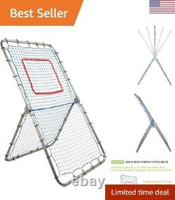 Rebound Pitchback Net Adjustable Training Practice Rebounder