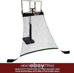 Rebounder Basketball Return System Shooting Practice Heavy Duty Polyester Net