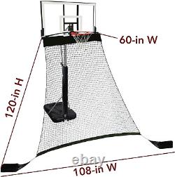 Rebounder Basketball Return System for Shooting Practice with Heavy Duty Polyest